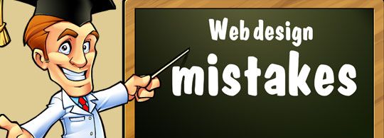 Mistakes in Website Designing